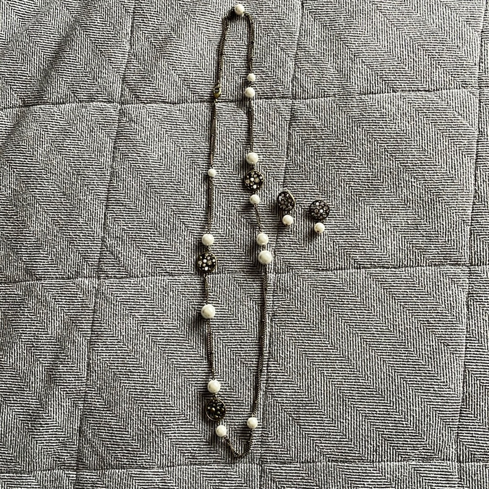 Park Lane necklace and earrings